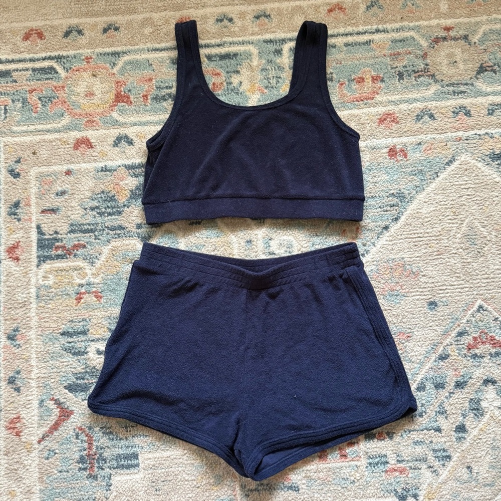 Women's Navy Intimates Set